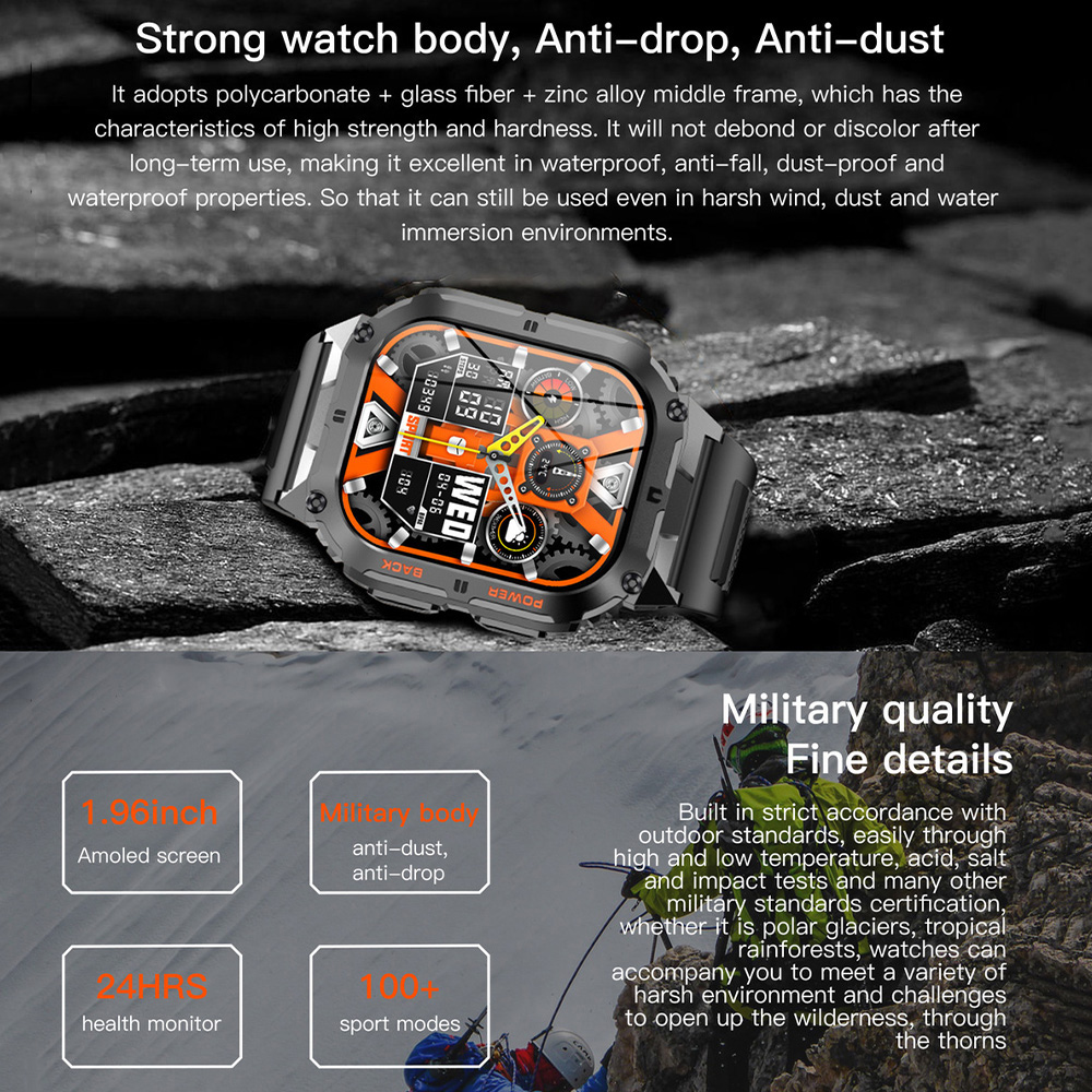 K61 Pro Smart Watch Men Women  - Smartwatch Digital Watches For Women บทวิจารณ์และราคา