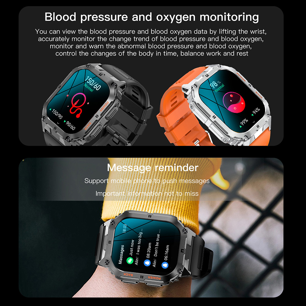 K61 Pro Smart Watch Men Women  - Smartwatch Digital Watches For Women บทวิจารณ์และราคา