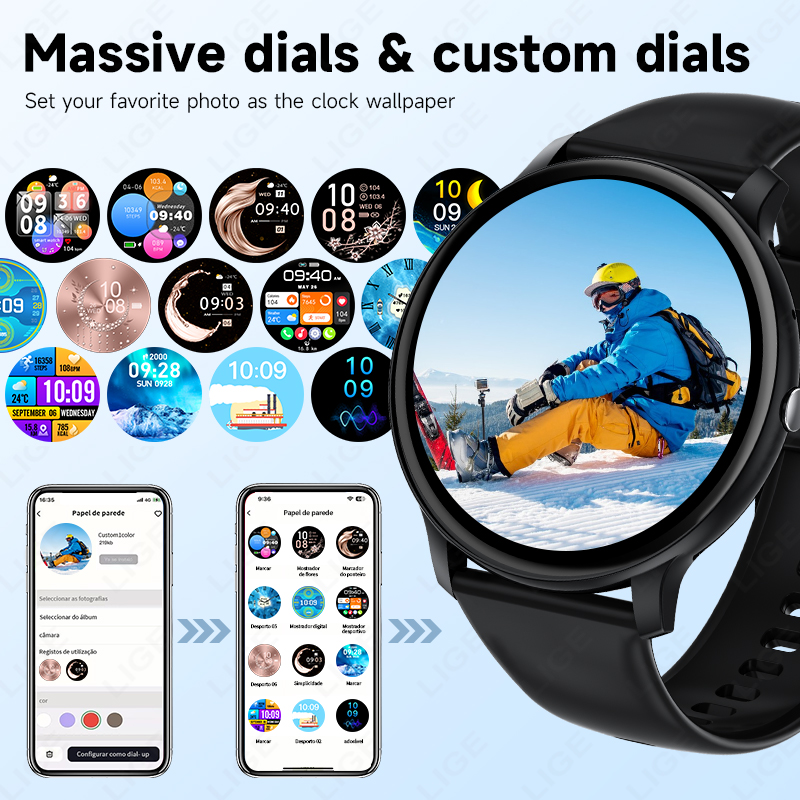 LIGE Bluetooth Call Women Smar - Smartwatch Latest Watches For Women บทวิจารณ์และราคา