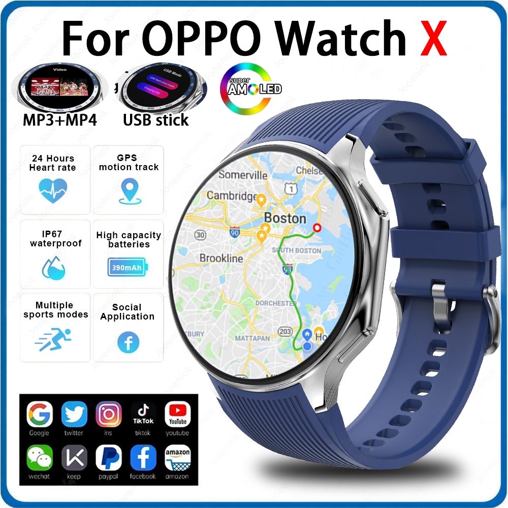 OPPO Watch X AMOLED 32GB Smart - Smartwatch Timex Watches For Men บทวิจารณ์และราคา