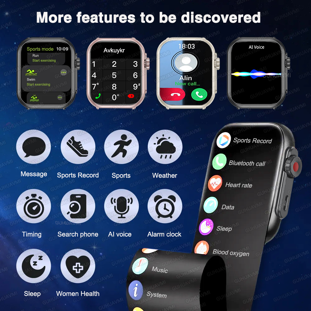 For IOS Watch Ultra 2 SE Men W - Smartwatch Watches For Women Branded บทวิจารณ์และราคา