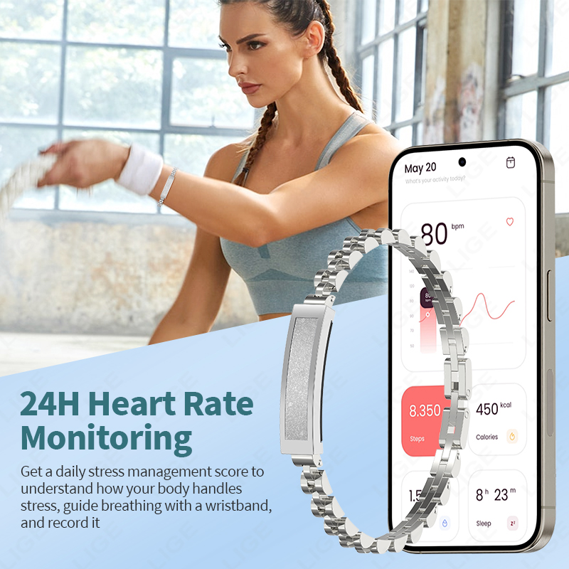 LIGE New Fashion Smart Watch W - Smartwatch Digital Watches For Women บทวิจารณ์และราคา