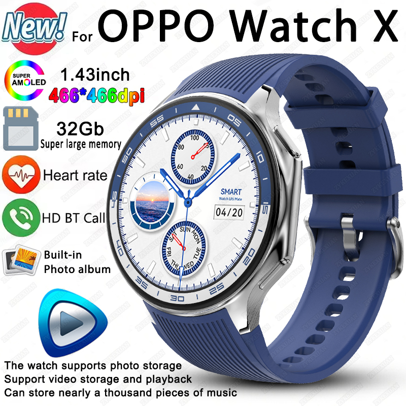2025 New For OPPO IOS Watch X  - Smartwatch Timex Watches For Men บทวิจารณ์และราคา