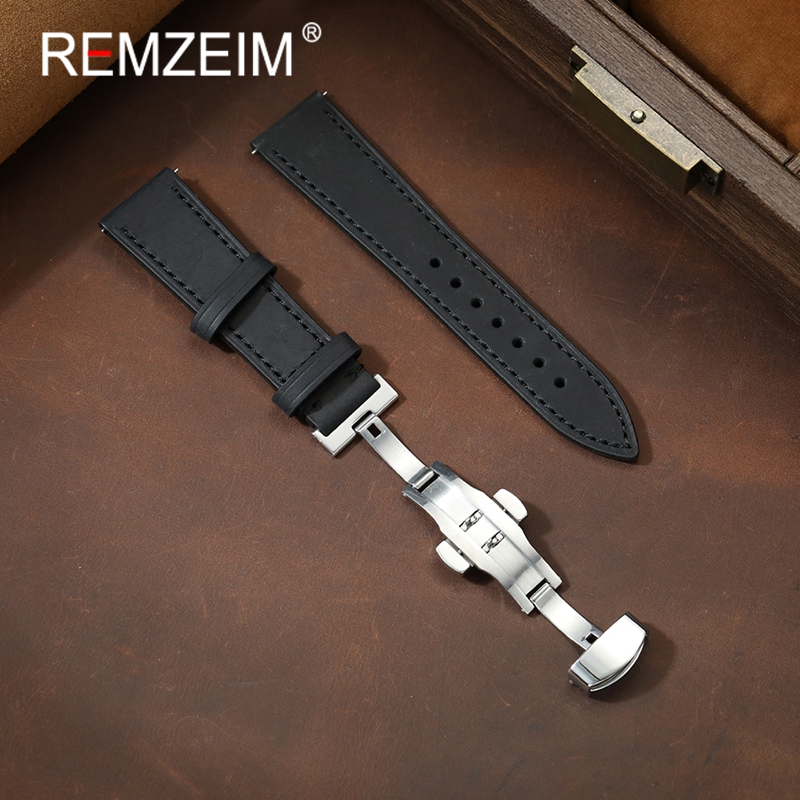 Men Women Unisex Crazy Horse L - Smartwatch Vintage Watches For Women บทวิจารณ์และราคา