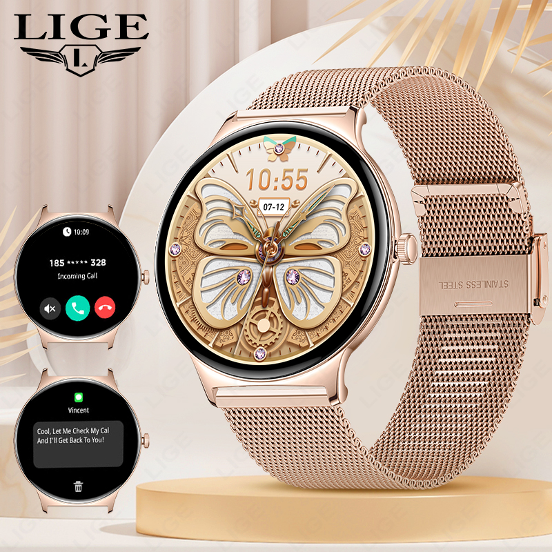 LIGE 2026 Ultra-thin Smart Wat - Smartwatch Latest Watches For Women บทวิจารณ์และราคา