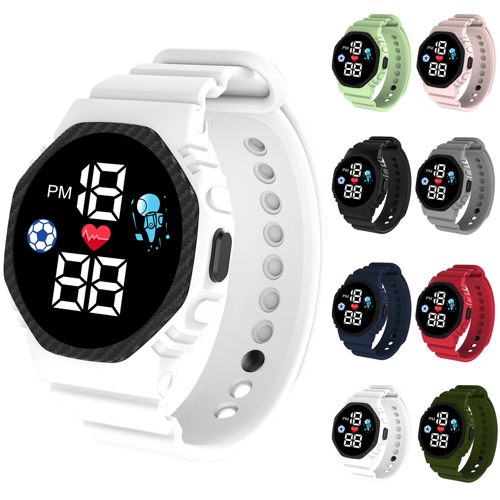 Multi-color Smart Watch For Ki - Smartwatch Digital Watches For Girls บทวิจารณ์และราคา
