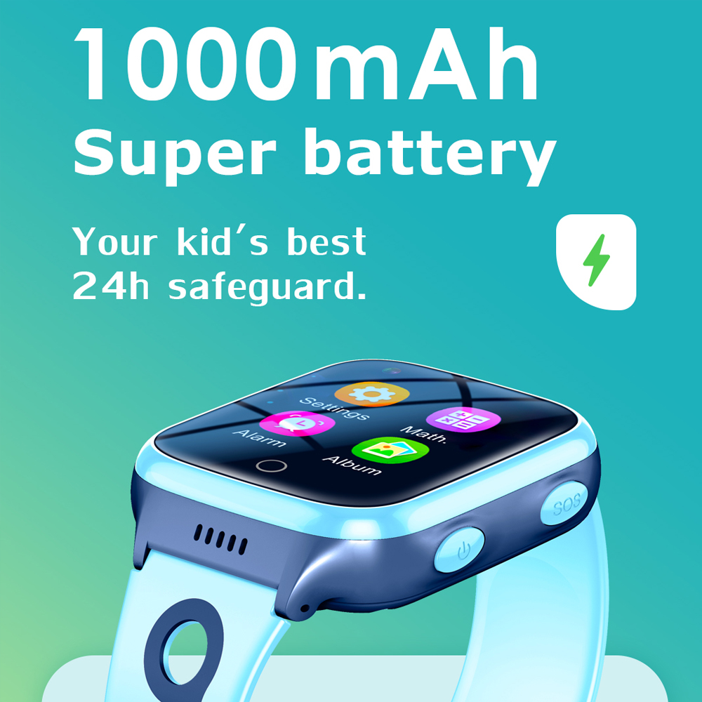 Hot 4G Kids Smartwatch 1000 Ma - Smartwatch Digital Watches For Girls บทวิจารณ์และราคา