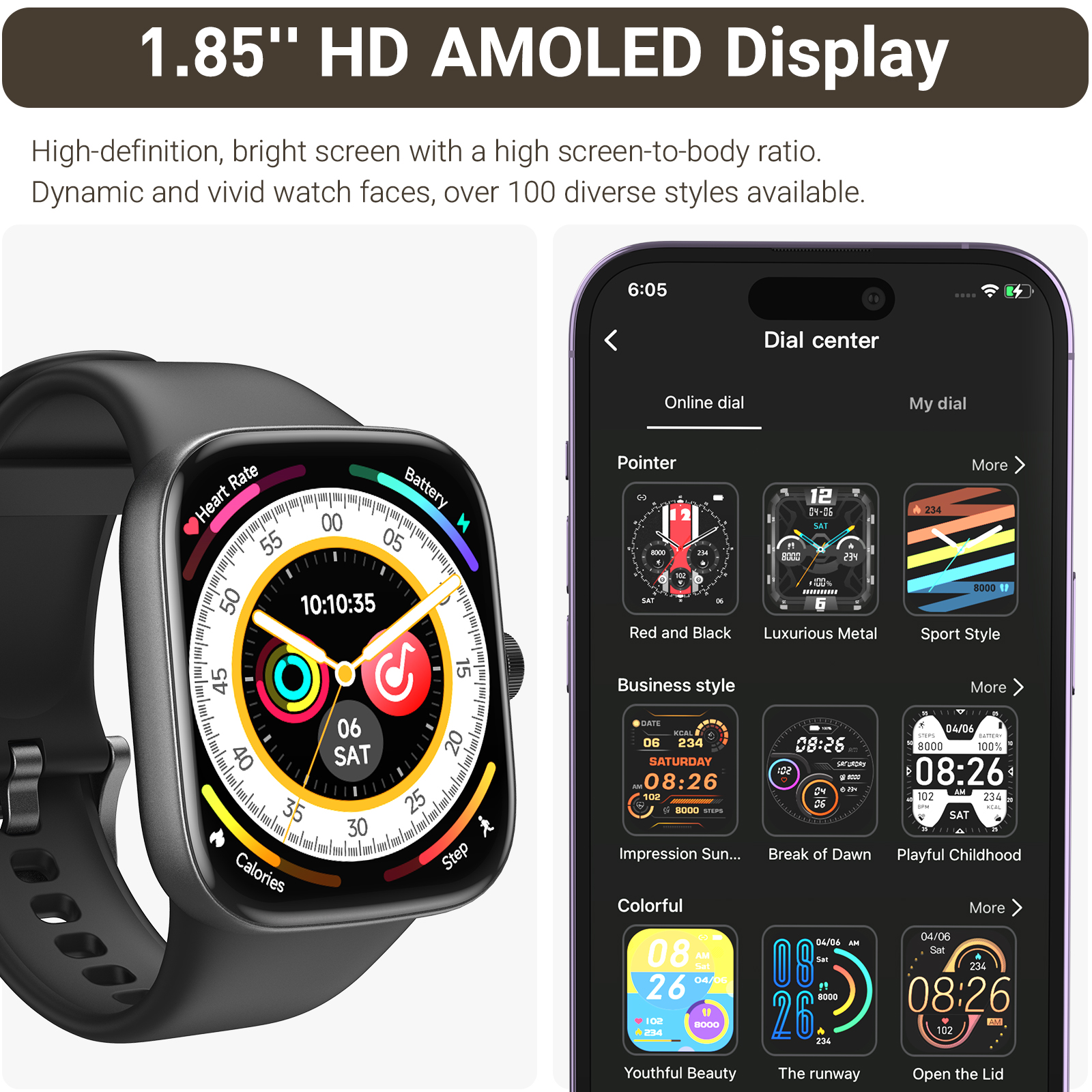 Refurbished TOZO S7 Smartwatch - Smartwatch Refurbished Watches บทวิจารณ์และราคา