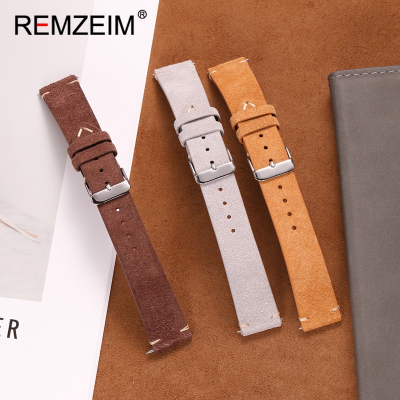 Suede Quick Release Leather Re - Smartwatch Vintage Watches For Women บทวิจารณ์และราคา