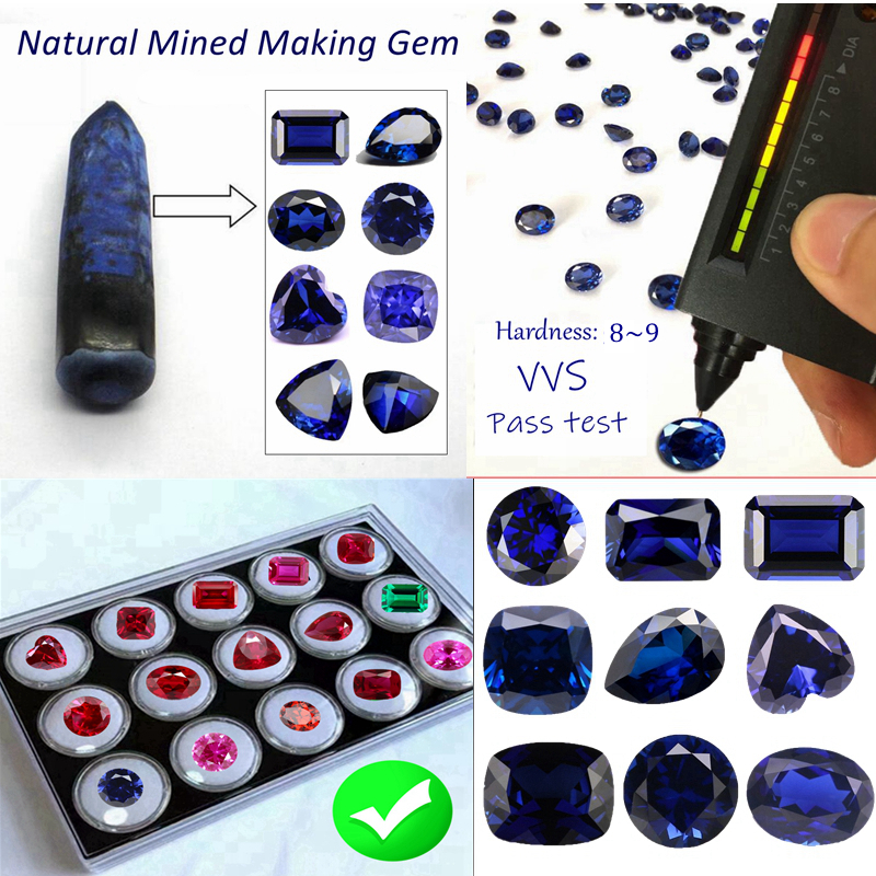 Pretty Blue Sapphire Oval Cut  - Vs Smartwatch บทวิจารณ์และราคา
