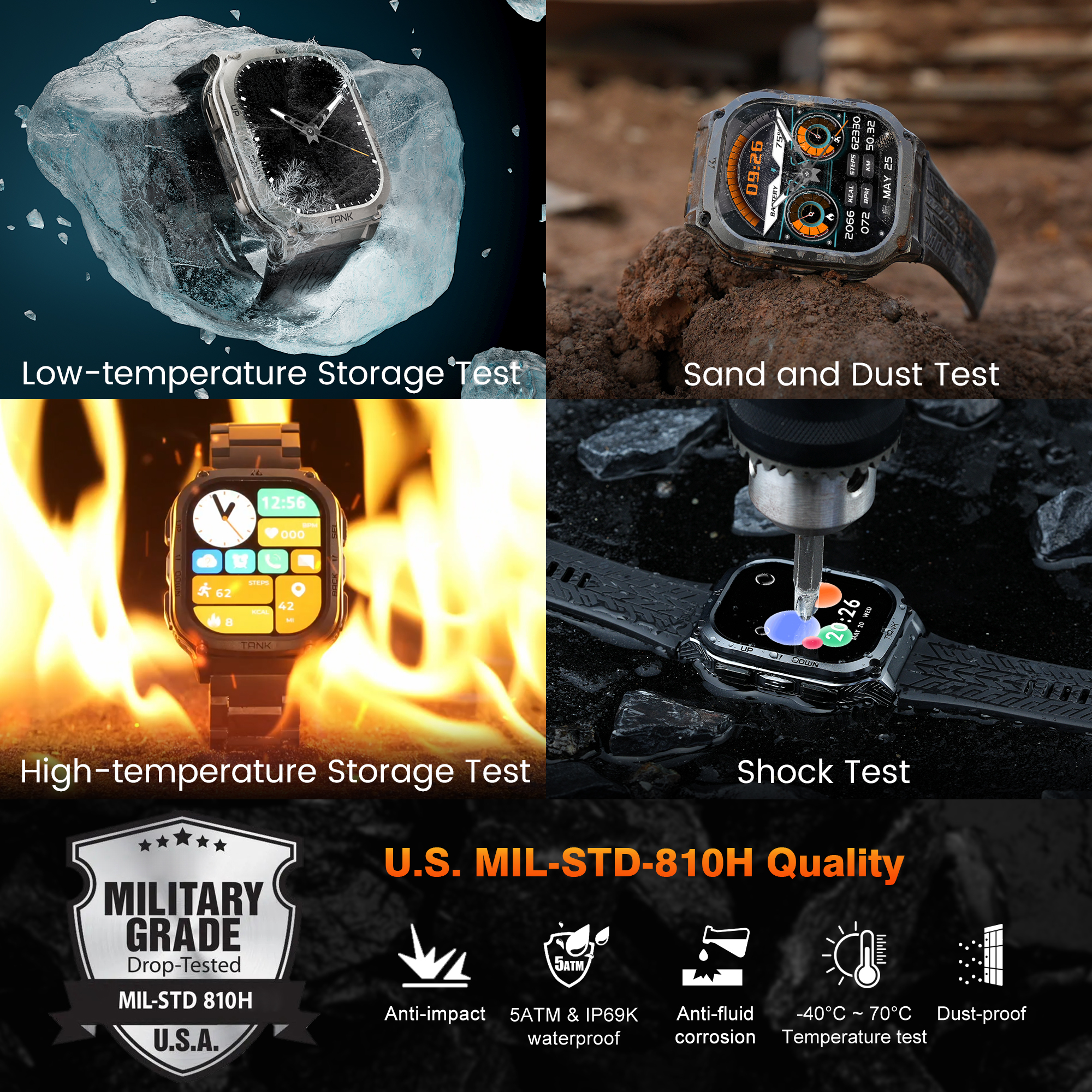 2025 Original KOSPET TANK M3 S - Smartwatch Digital Watches For Women บทวิจารณ์และราคา