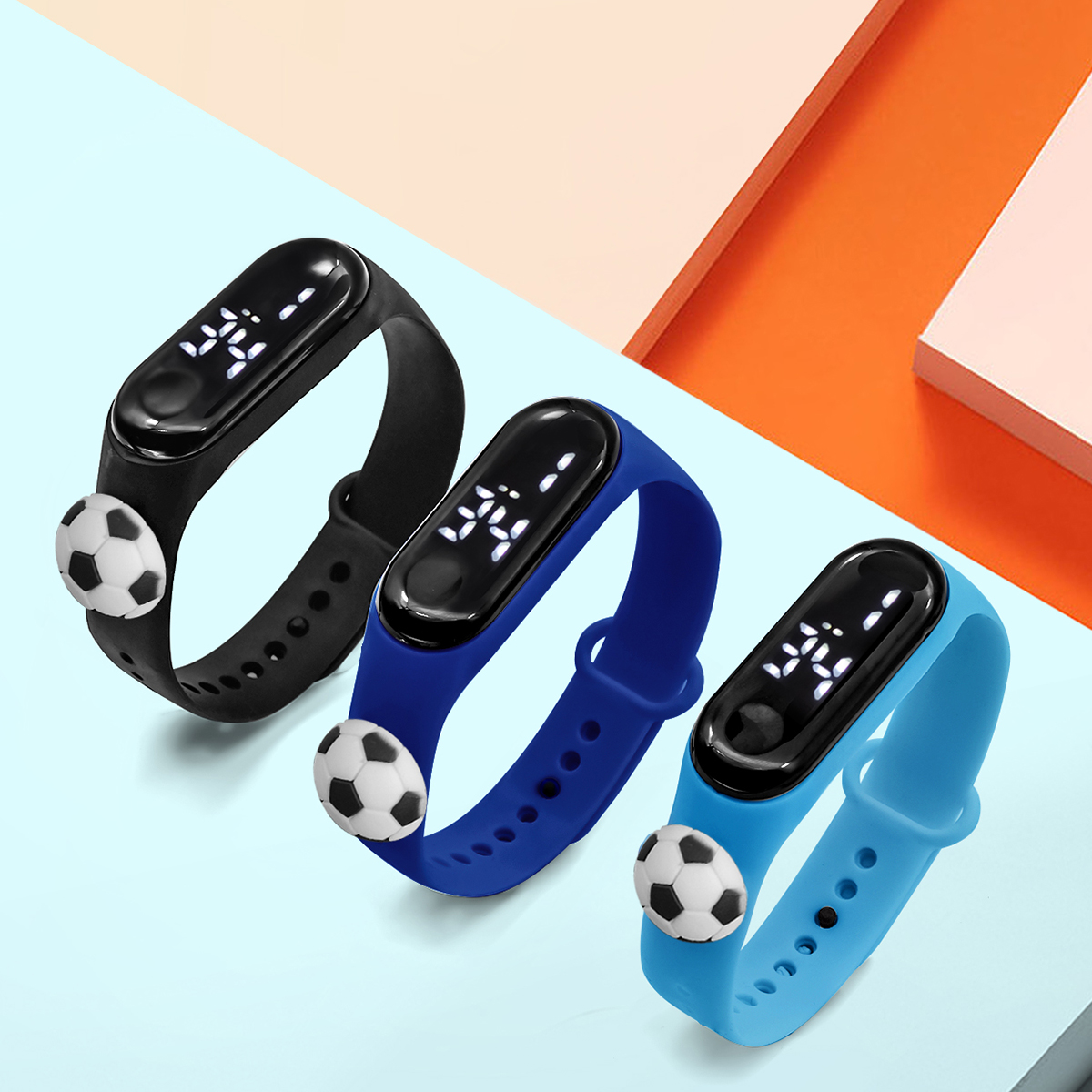 Hot Sale 3PCS Student Smartwat - Smartwatch Digital Watches For Girls บทวิจารณ์และราคา