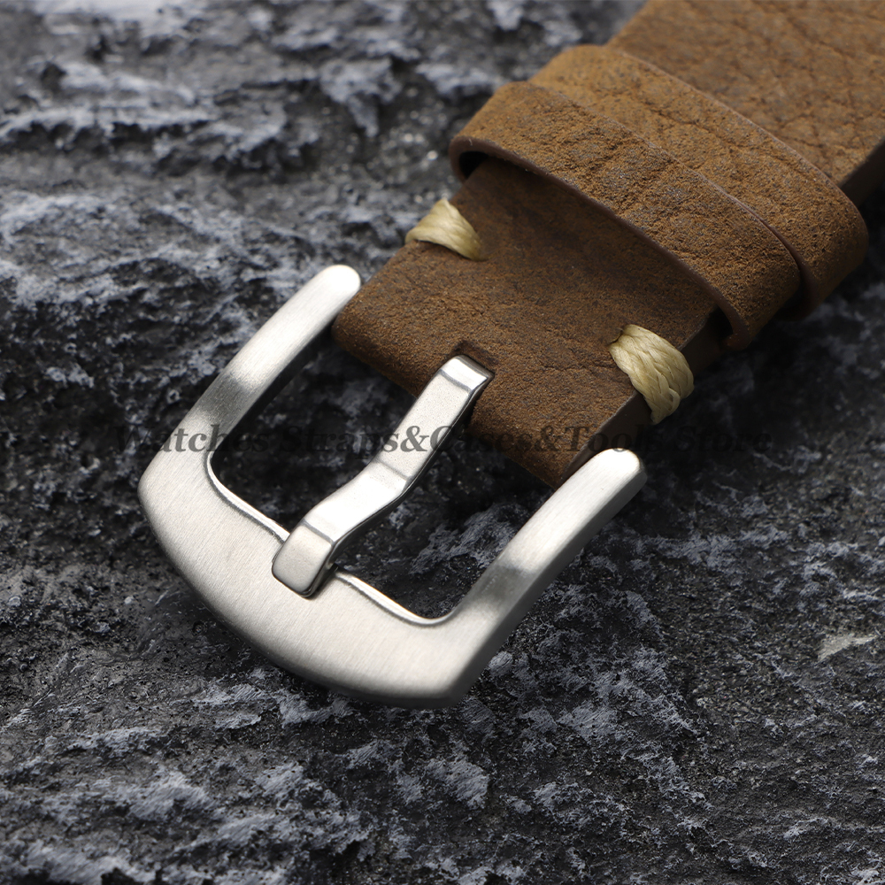 Genuine Cowhide Watch Strap 20 - Smartwatch Vintage Watches For Women บทวิจารณ์และราคา