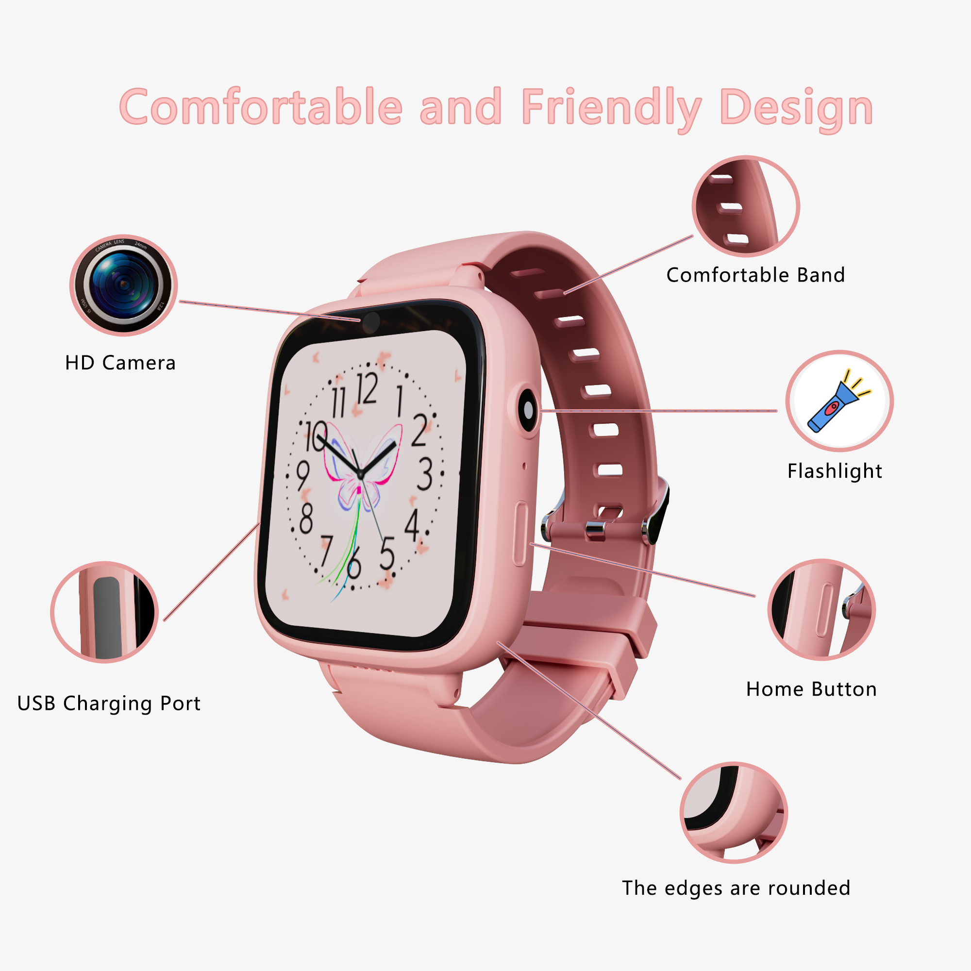Children Watch Birthday Gifts  - Smartwatch Digital Watches For Girls บทวิจารณ์และราคา