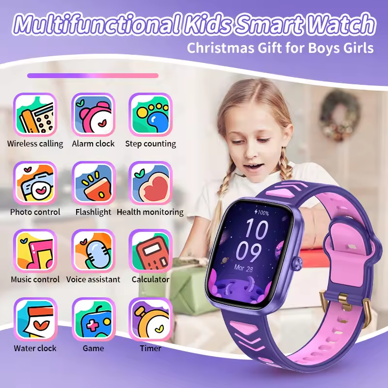 New Kids Smart Watch Child HD  - Smartwatch Digital Watches For Girls บทวิจารณ์และราคา