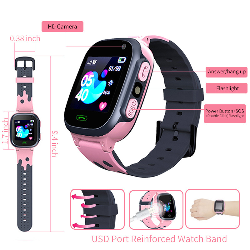 Kids Smart Watch Waterproof Sm - Smartwatch Digital Watches For Girls บทวิจารณ์และราคา