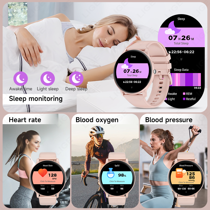 LIGE Bluetooth Call Smart Watc - Smartwatch Latest Watches For Women บทวิจารณ์และราคา
