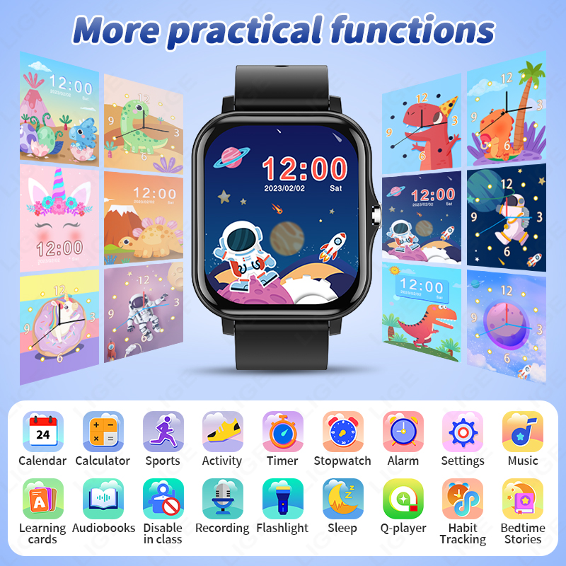 LIGE 2025 Audiobook Children S - Smartwatch Digital Watches For Girls บทวิจารณ์และราคา