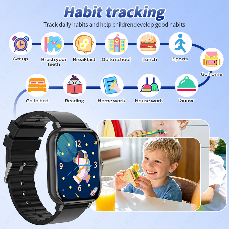 LIGE 2025 Audiobook Children S - Smartwatch Digital Watches For Girls บทวิจารณ์และราคา