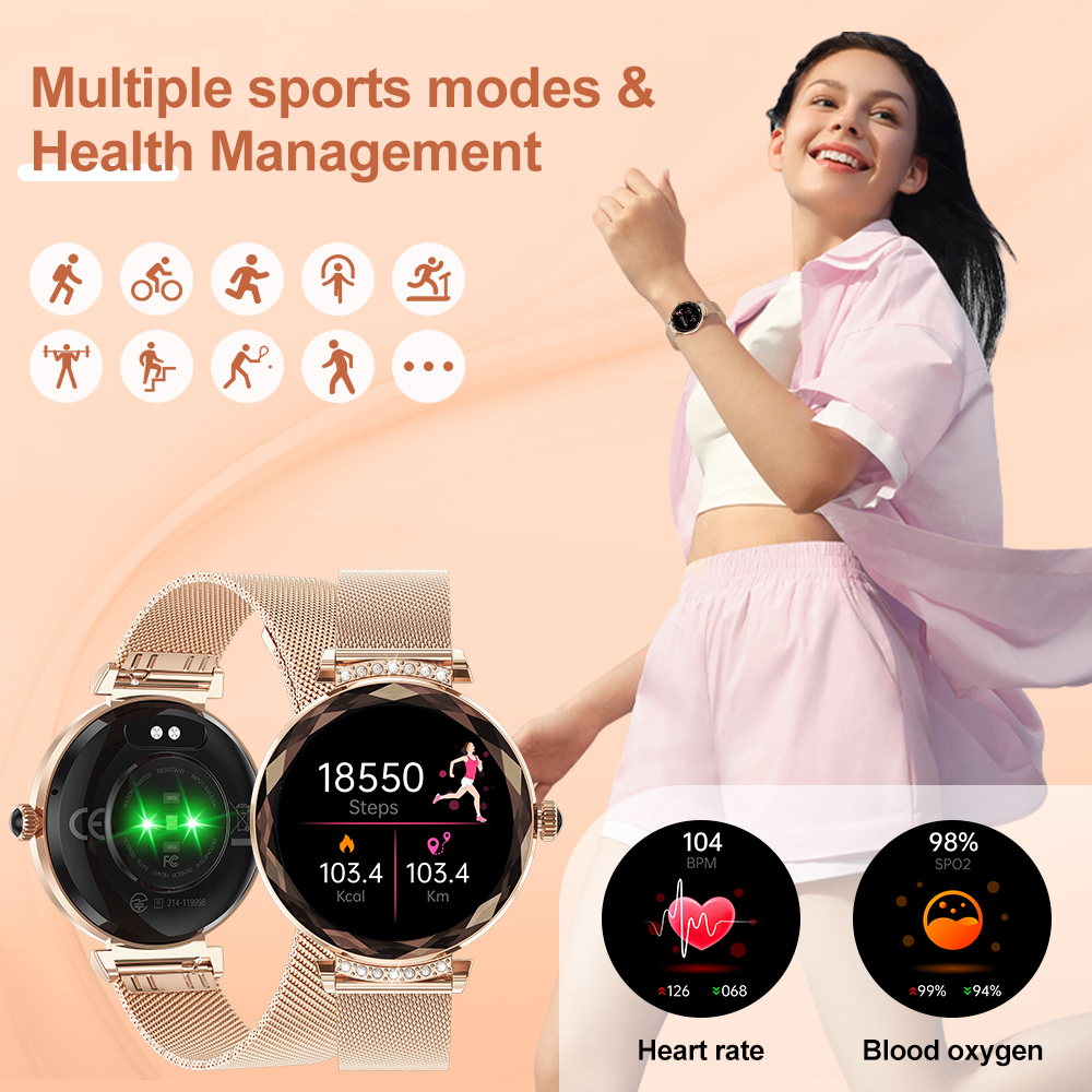 LIGE Fashion Ladies Smart Watc - Smartwatch Latest Watches For Women บทวิจารณ์และราคา