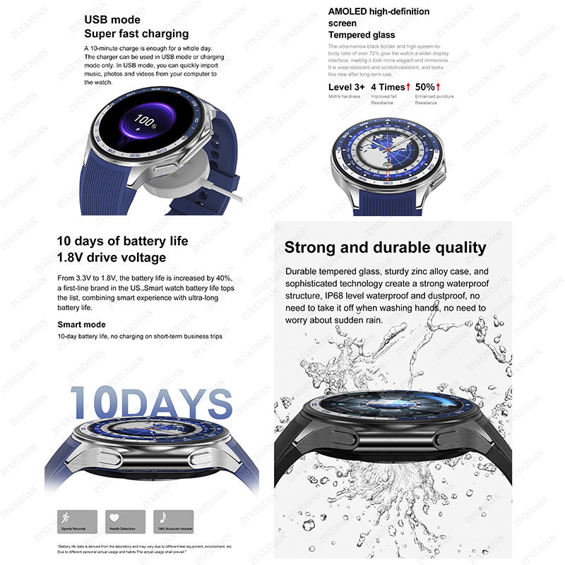 2025 New For OPPO Watch X High - Smartwatch Timex Watches For Men บทวิจารณ์และราคา