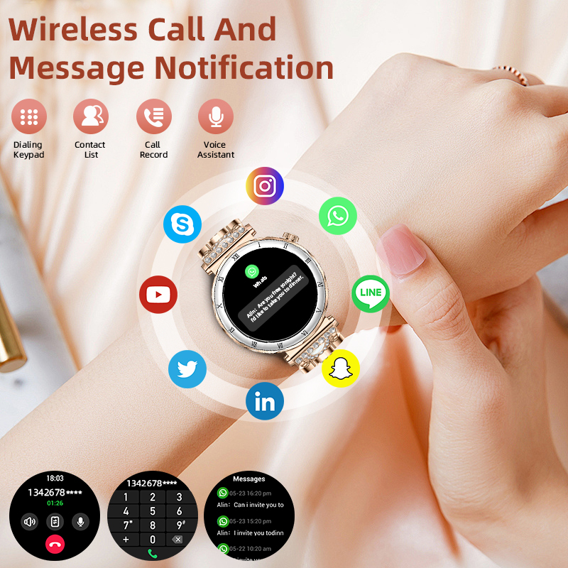 LIGE Women Smart Watch 1.19
