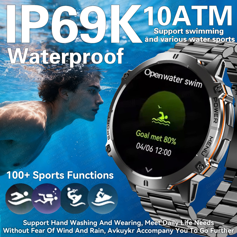 2026 New Men Outdoor GPS Smart - Smartwatch Timex Watches For Men บทวิจารณ์และราคา