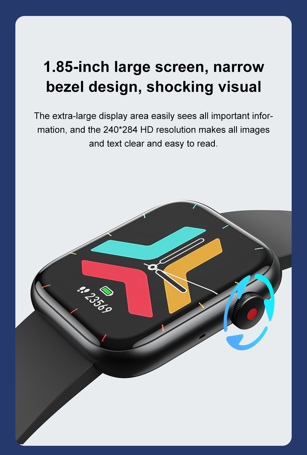 2023 Smartwatch For Women Men  - Smartwatch Digital Watches For Girls บทวิจารณ์และราคา