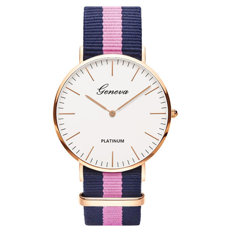 Classic Fashion Stripe Nylon B - Smartwatch Watches For Women Branded บทวิจารณ์และราคา