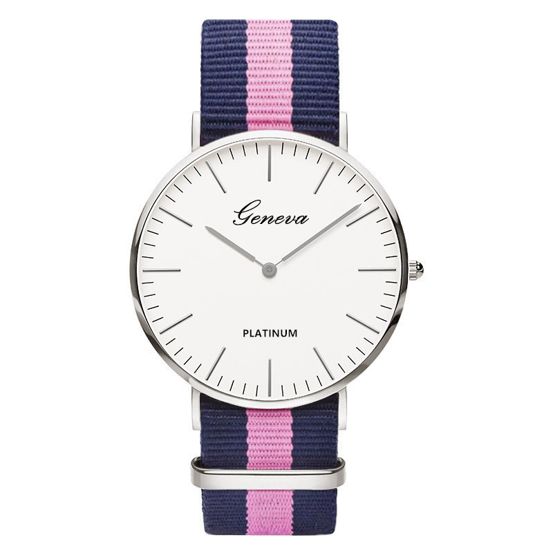 Classic Fashion Stripe Nylon B - Smartwatch Watches For Women Branded บทวิจารณ์และราคา