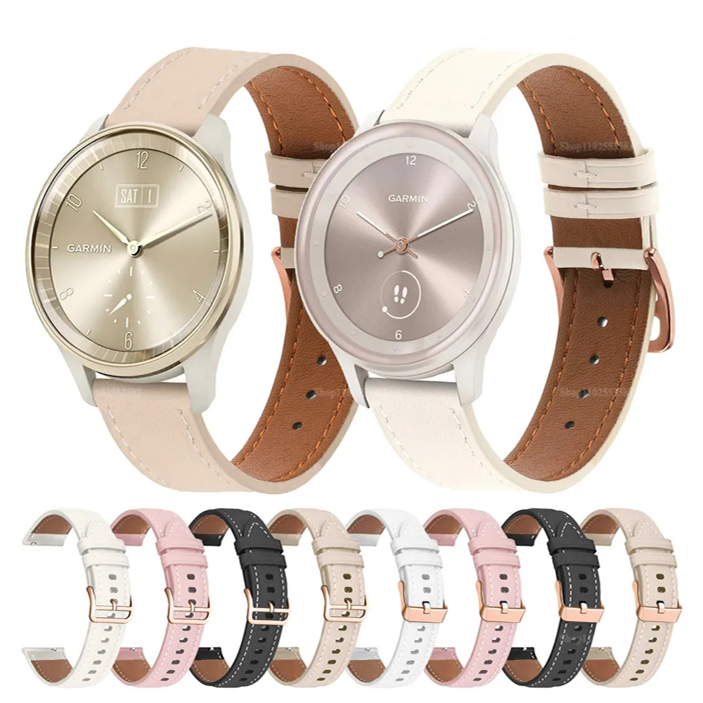 Women Girl Leather Band 20mm F - Smartwatch Trending Watches For Women บทวิจารณ์และราคา