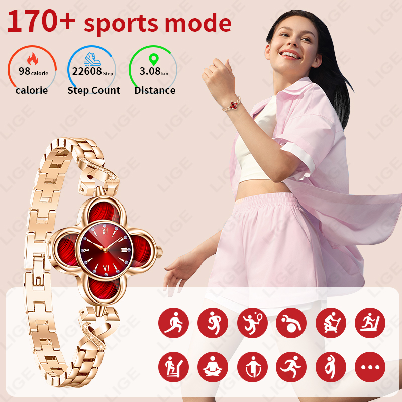 LIGE Quartz Smartwatch AI Brac - Smartwatch Digital Watches For Women บทวิจารณ์และราคา
