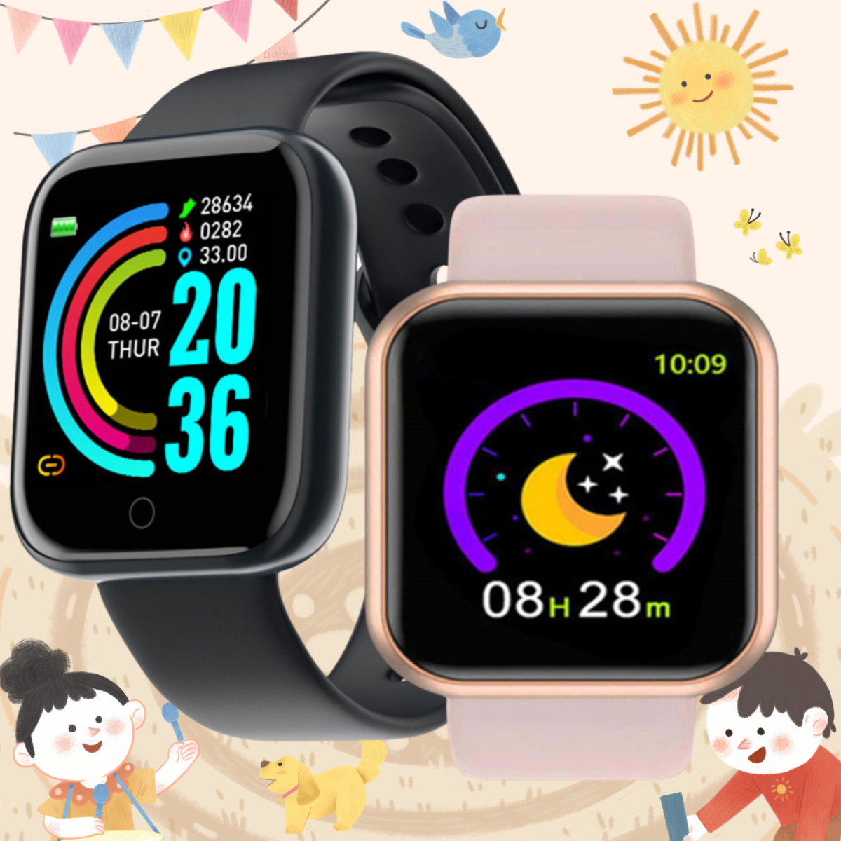 2025 New Digital Watches Smart - Smartwatch Digital Watches For Girls บทวิจารณ์และราคา