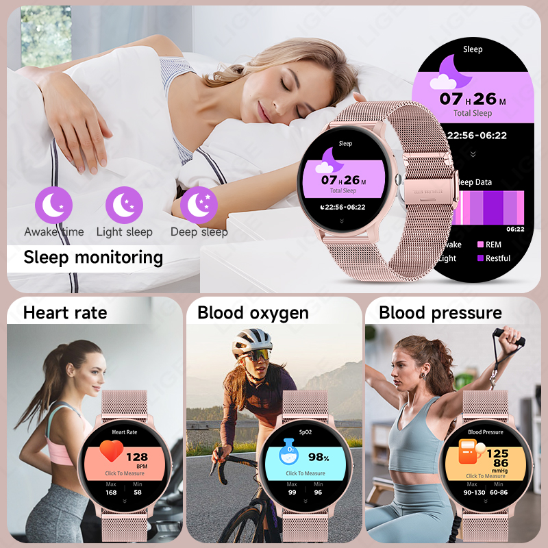 LIGE 2026 Sports Fitness Watch - Smartwatch Latest Watches For Women บทวิจารณ์และราคา