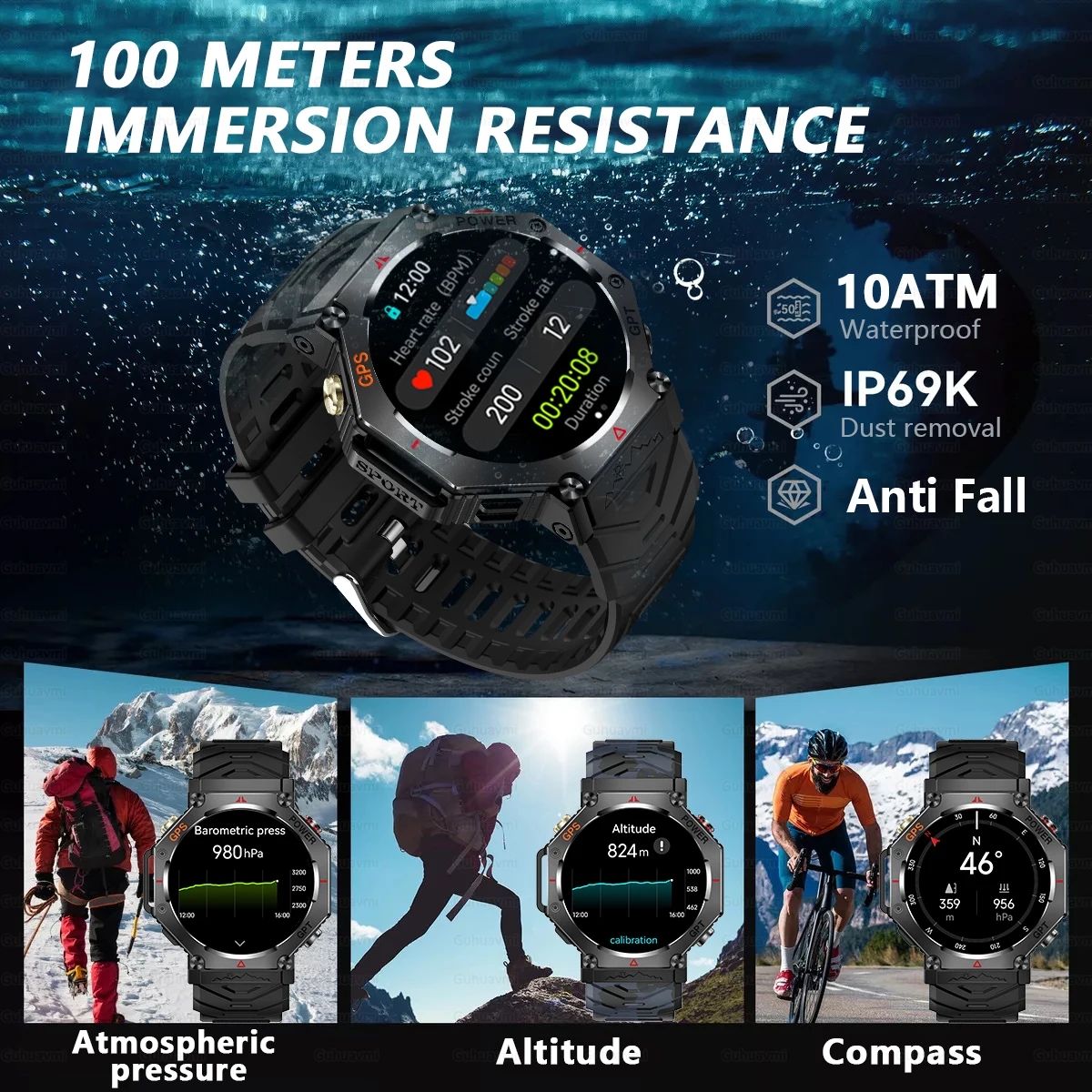 2026 New Adult Outdoor X-sport - Smartwatch Timex Watches For Men บทวิจารณ์และราคา