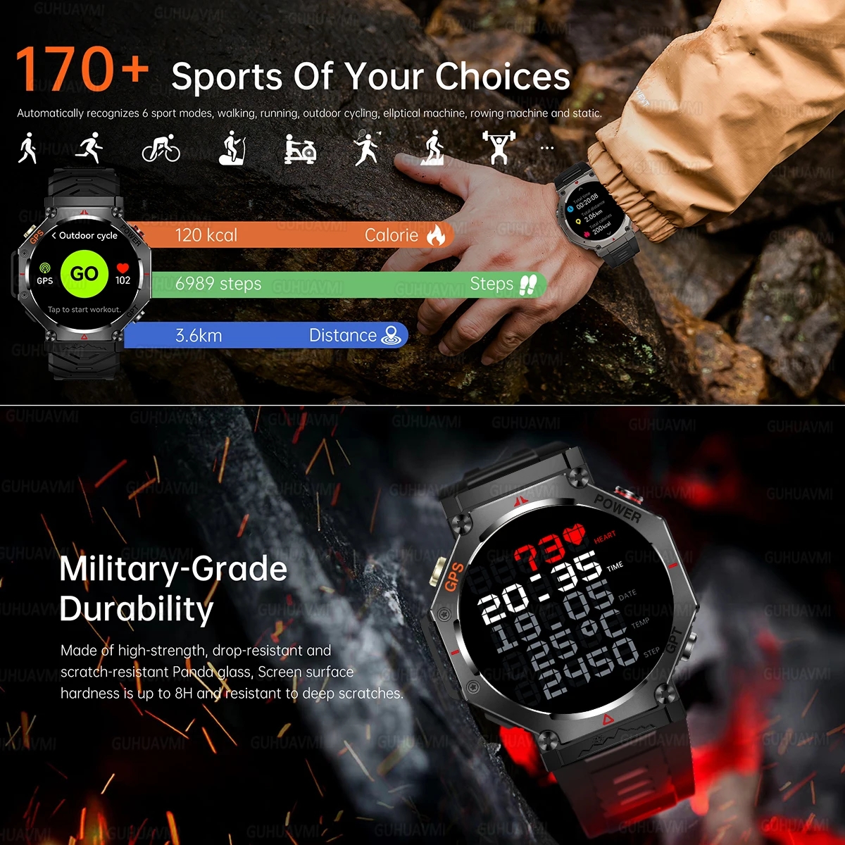 2026 New Adult Outdoor X-sport - Smartwatch Timex Watches For Men บทวิจารณ์และราคา
