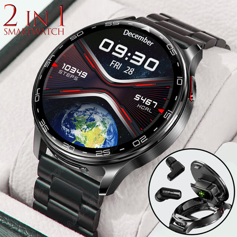 2 In 1 TWS Headset Smart Watch - Smartwatch Noise Watches For Men บทวิจารณ์และราคา