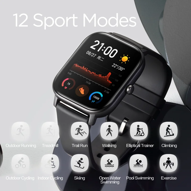 Amazfit GTS Smart Watch For Me - Smartwatch Refurbished Watches บทวิจารณ์และราคา