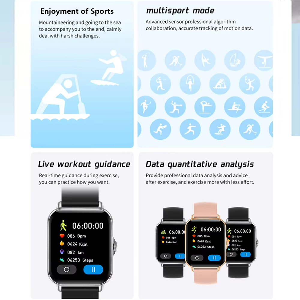 LAXASFIT 2025 Smart Watch Blue - Smartwatch Digital Watches For Women บทวิจารณ์และราคา