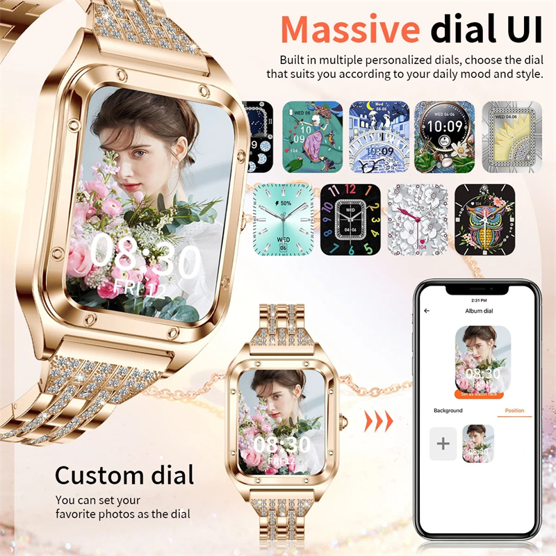 LIGE Fashion Smart Watch Ladie - Smartwatch Latest Watches For Women บทวิจารณ์และราคา