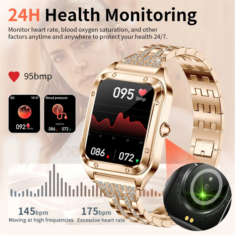 LIGE Fashion Smart Watch Ladie - Smartwatch Latest Watches For Women บทวิจารณ์และราคา