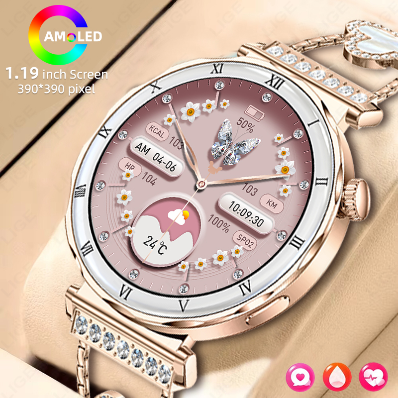 Luxury Smart Watch Women Ladie - Smartwatch Latest Watches For Women บทวิจารณ์และราคา