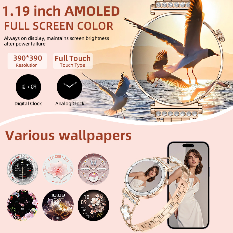 Luxury Smart Watch Women Ladie - Smartwatch Latest Watches For Women บทวิจารณ์และราคา