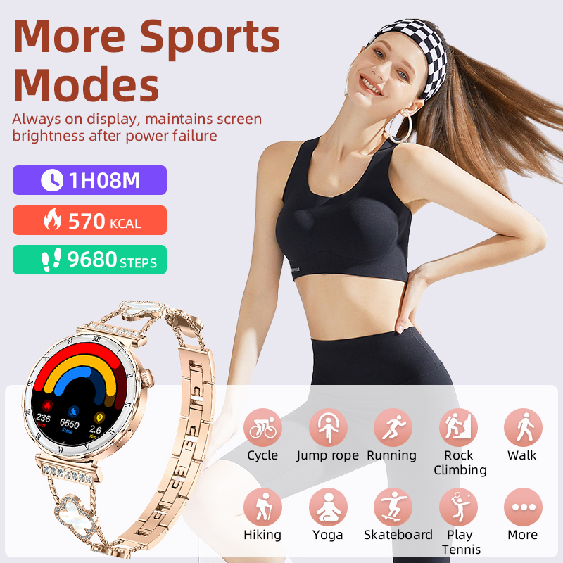 Luxury Smart Watch Women Ladie - Smartwatch Latest Watches For Women บทวิจารณ์และราคา