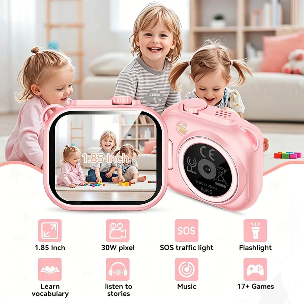 Children Camera Smartwatch Vid - Smartwatch Digital Watches For Girls บทวิจารณ์และราคา