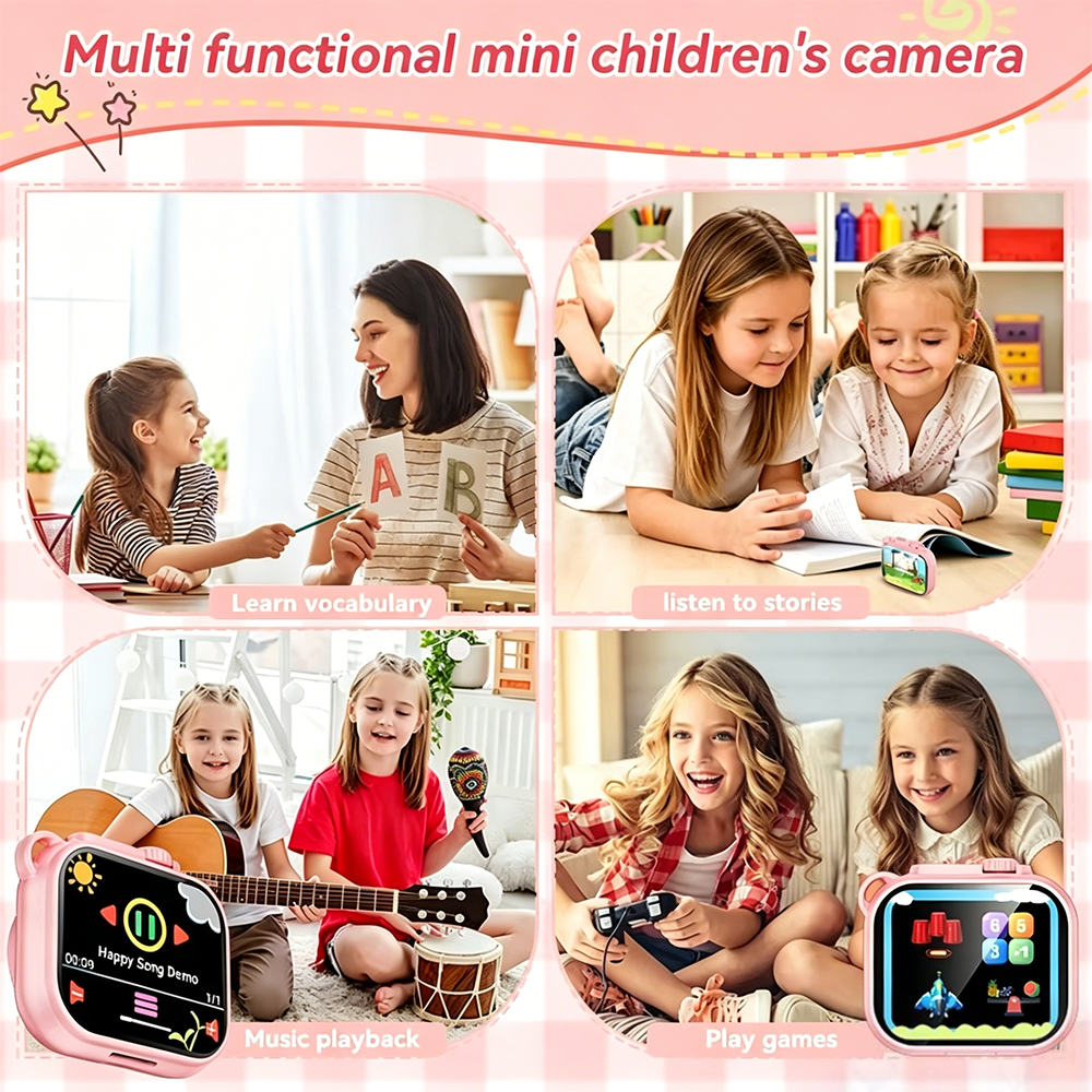 Children Camera Smartwatch Vid - Smartwatch Digital Watches For Girls บทวิจารณ์และราคา