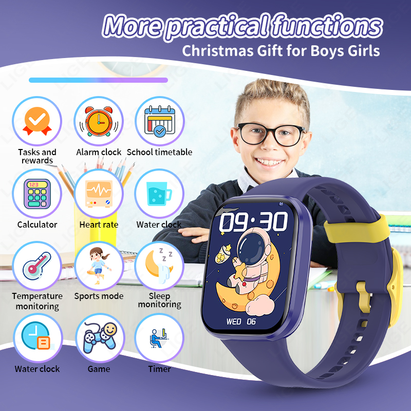 Lige Children Smart Watch Wome - Smartwatch Digital Watches For Girls บทวิจารณ์และราคา