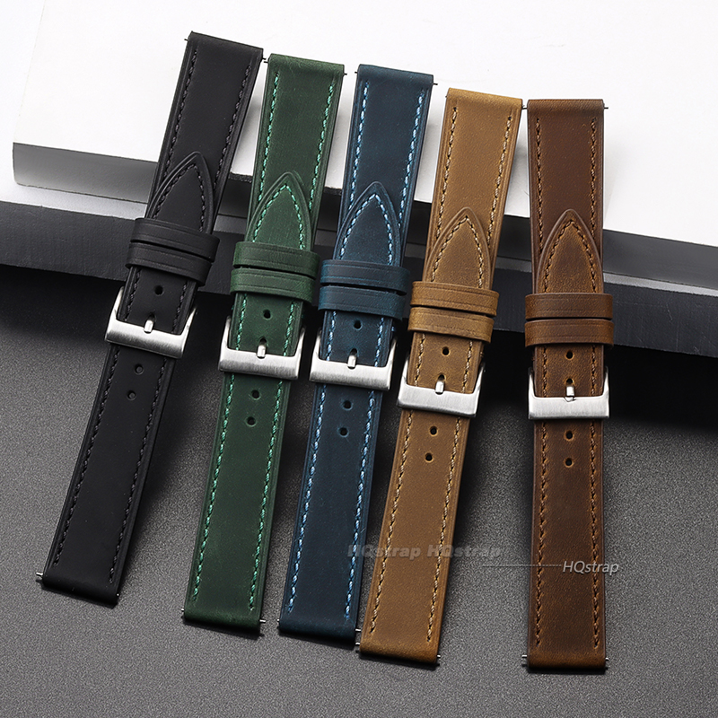 Vintage Cowhide Watch Strap Qu - Smartwatch Vintage Watches For Women บทวิจารณ์และราคา