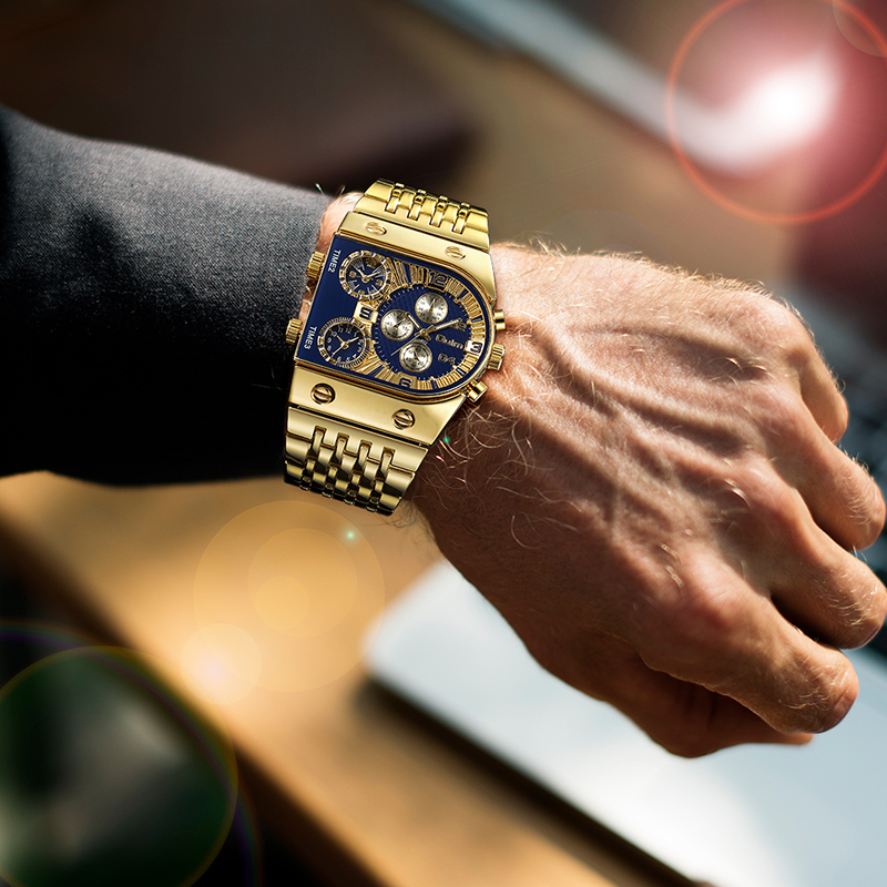 Oulm Big Size Men's Watches Th - Watches Omega บทวิจารณ์และราคา