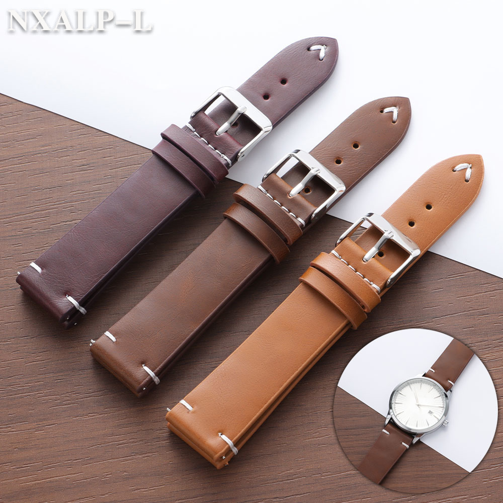 Stitching Bracelet 18mm 20mm 2 - Smartwatch Vintage Watches For Women บทวิจารณ์และราคา
